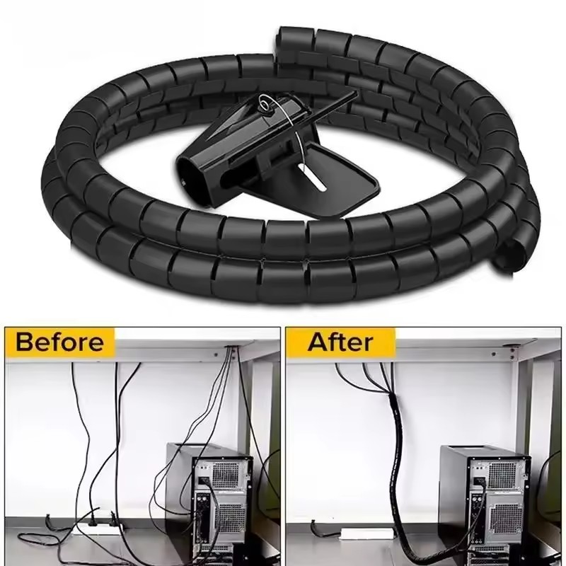 Cable Lock Flexible - Гибкий спиральный кабельный органайзер 2 м/1